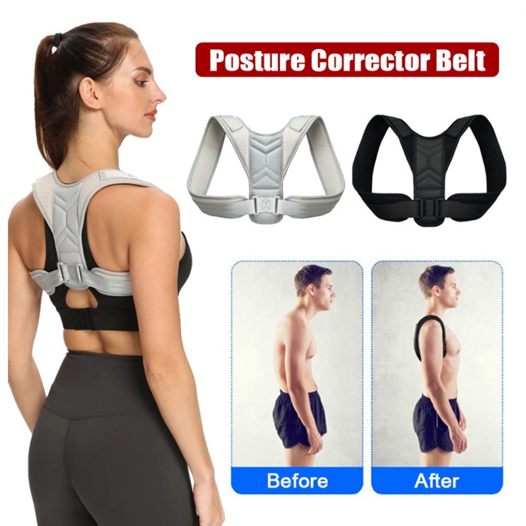 Adjustable Posture Support Brace – Unisex